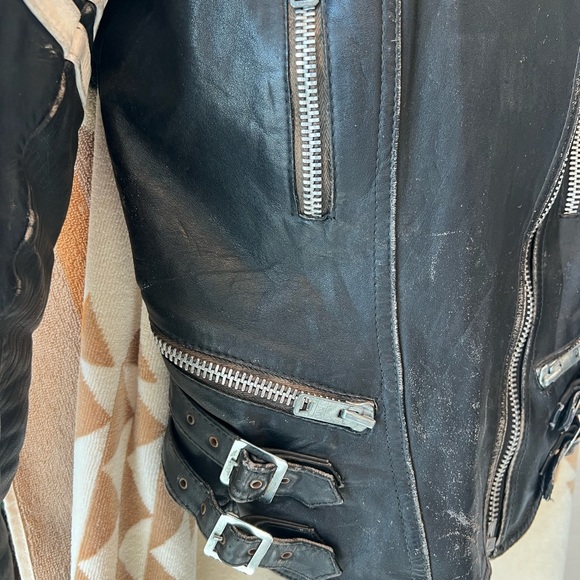 Vintage Leather Jacket - Erel Hamburg Size 40. Perfectly worn in. - Picture 4 of 17
